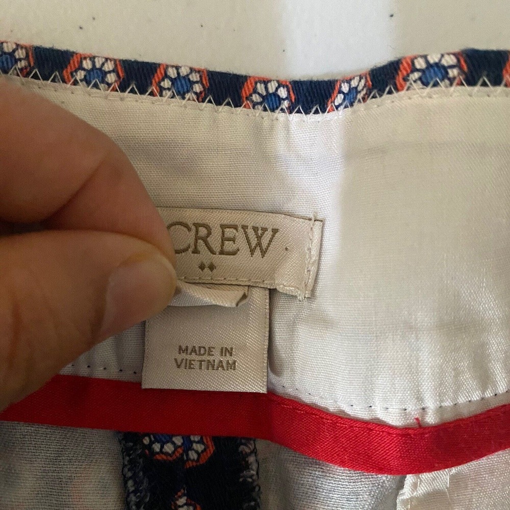 J. Crew Women’s Multicolor Floral Shorts 100% Cotton Short Size 14. - Picture 7 of 12